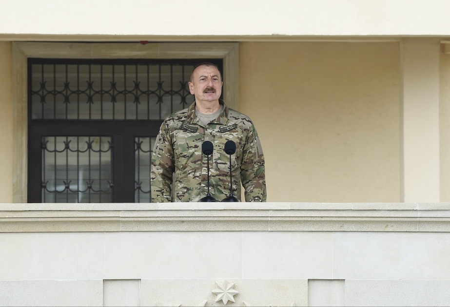 Prezident İlham Əliyev: Xüsusi təyinatlılar Vətən müharibəsində tarixi Zəfərimizin əldə olunmasında xüsusi rol oynayıblar