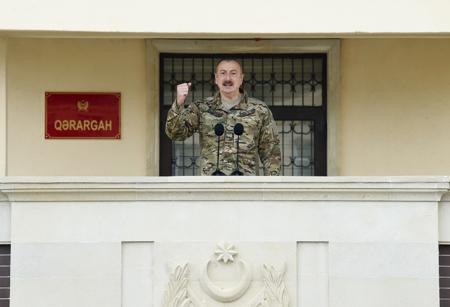 Prezident: Bir yumruq kimi birləşdik və düşmənə elə sarsıdıcı zərbələr endirdik ki, bu günə qədər də özünə gələ bilmir