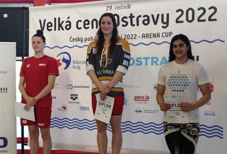 Azerbaijani swimmer ranks 3rd at Grand Prix Ostrava Arena Cup