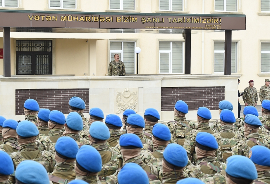 President of Azerbaijan: Our soldiers and officers passed through those forests, paving that road