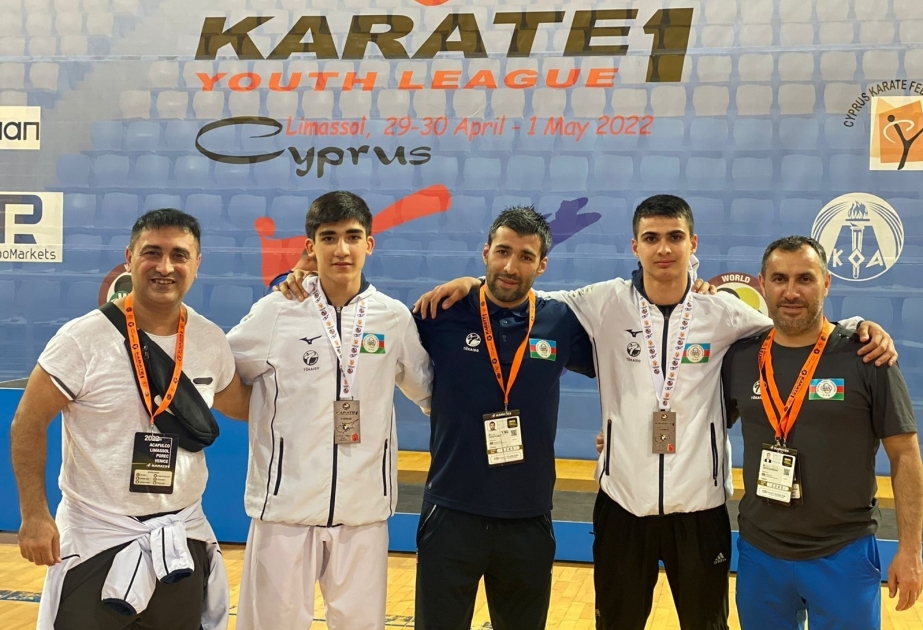Azerbaijani fighters grab two silvers at Karate1 Youth League Limassol