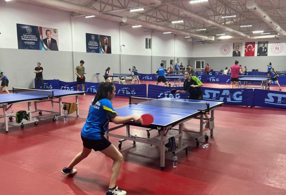 Stolüstü tennisçilərimiz Türkiyədə təlim-məşq toplanışını davam etdirirlər