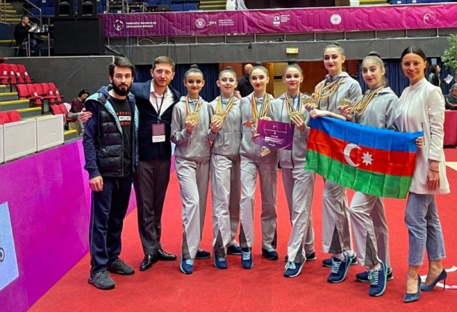 Azərbaycanın qrup hərəkətləri komandası “Irina Deleanu Cup” beynəlxalq turnirində 3 qızıl medal qazanıb