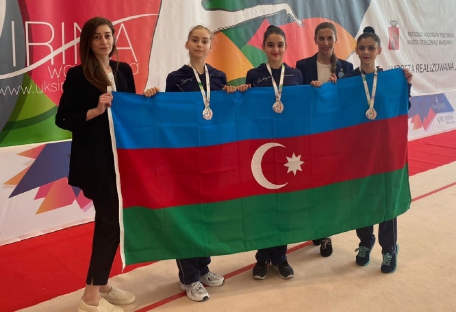 Bədii gimnastlarımız Polşada uğurla çıxış ediblər