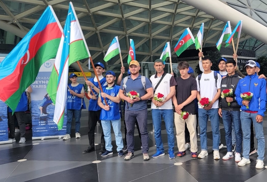 مشاركو المسابقة الدولية المنعقدة في الأراضي المحررة يصلون الى باكو