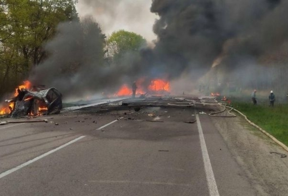 At least 27 killed in traffic accident involving passenger bus in northwestern Ukraine