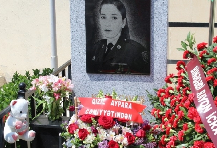Посещена могила шехида Отечественной войны Аресты Бахышевой