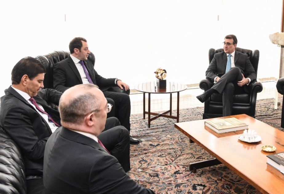 Braziliyanın xarici əlaqələr naziri azad olunmuş ərazilərimizdə aparılan bərpa-quruculuq işləri barədə məlumatlandırılıb
