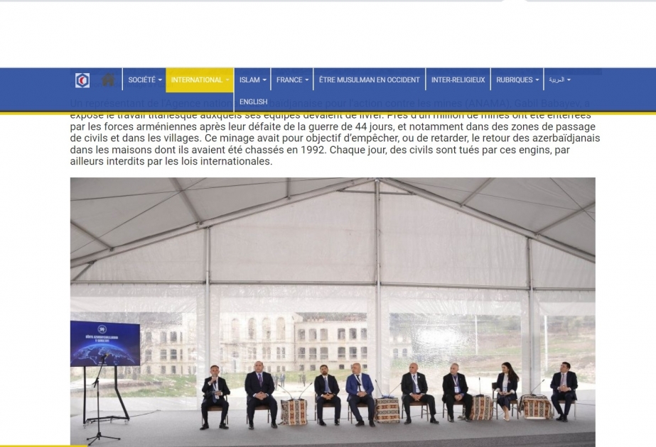 « Musulmansenfrance » : Le président de l’Azerbaïdjan : la paix est notre priorité