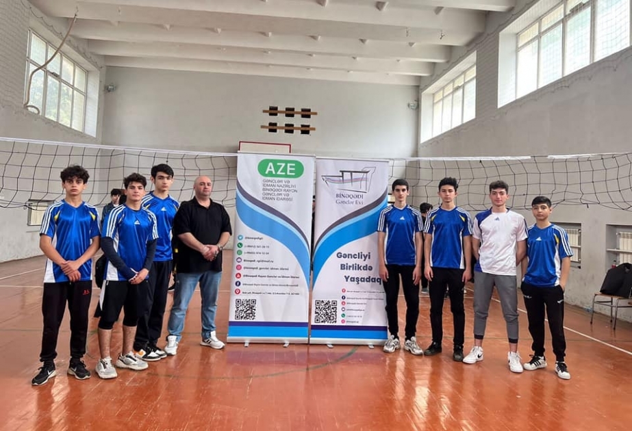 Binəqədi rayonunda Ulu Öndərin anadan olmasının 99-cu ildönümünə həsr olunmuş voleybol turniri keçirilib