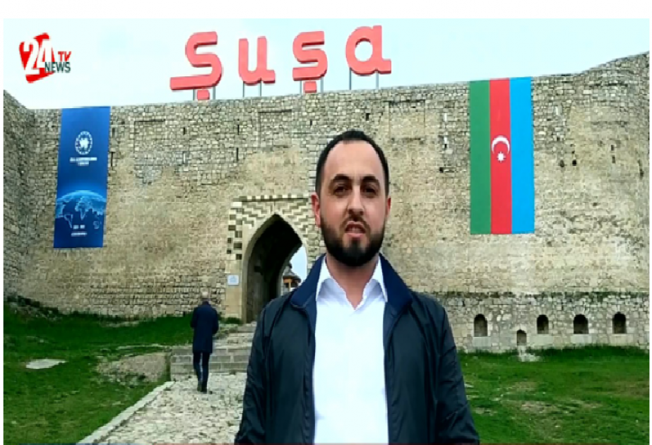 Canal de televisión georgiano ha preparado un reportaje especial sobre Shusha