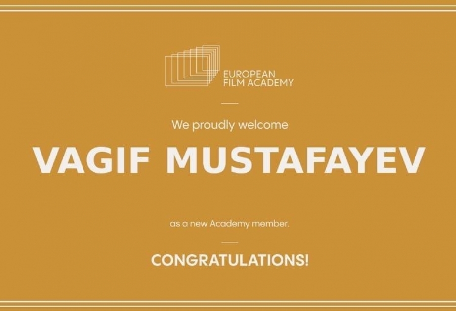Azerbaijani film director Vagif Mustafayev elected member of European Film Academy