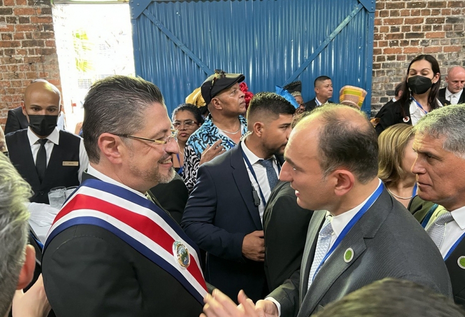 Azerbaiyán está representado en la ceremonia de investidura del presidente electo de Costa Rica