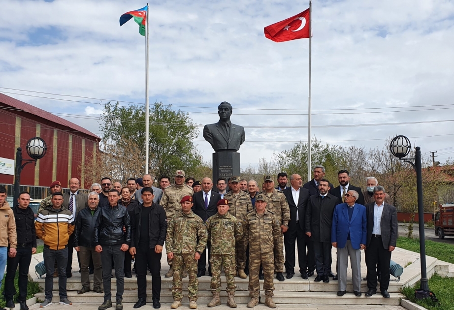 Azerbaijan’s national leader Heydar Aliyev commemorated in Turkish city of Kars