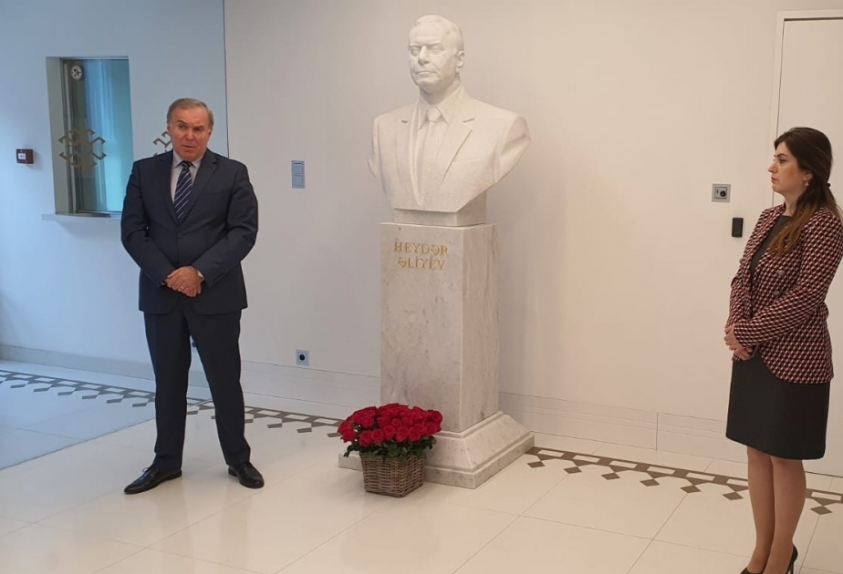 Azerbaijan’s national leader Heydar Aliyev commemorated in Belgium