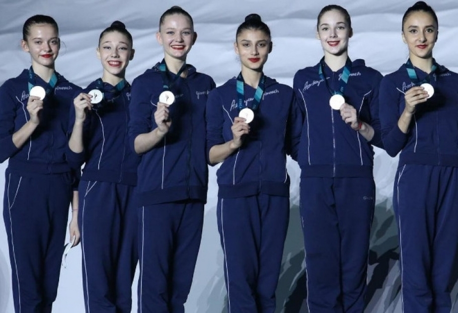 Bədii gimnastika üzrə qrup hərəkətləri komandamız Azərbaycan idmançılarının reytinq cədvəlində ikinci pillədə yer alıb