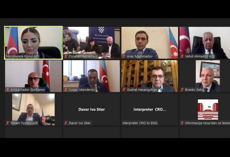Milli Məclisdə Azərbaycanla Xorvatiya arasında münasibətlərin inkişaf perspektivlərindən danışılıb