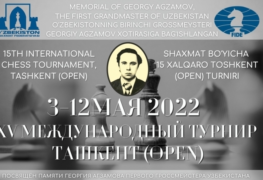 Ajedrecista azerbaiyano ocupa los puestos 3º a 8º en el 15º torneo internacional de ajedrez en Taskent