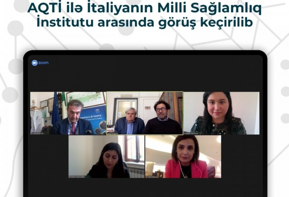 Une visioconférence a eu lieu entre l’Institut azerbaïdjanais de la sécurité alimentaire et l’Institut national italien de la santé
