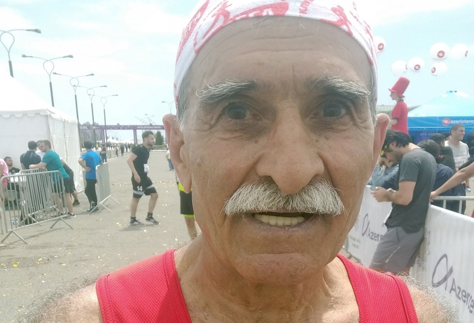 “Bakı Marafonu 2022”nin 83 yaşlı iştirakçısı: Artıq bir neçə dəfə Bakıda təşkil edilən belə idman yarışına qatılıram
