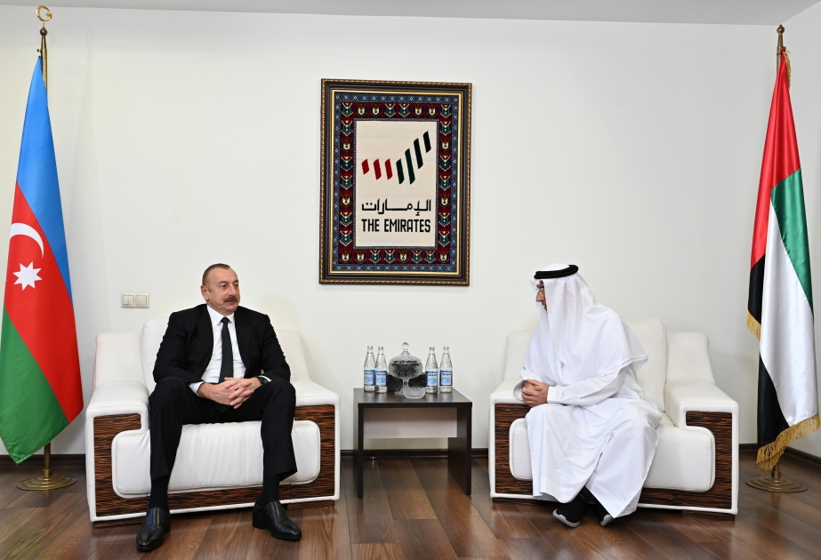 Azərbaycan Prezidenti İlham Əliyev Birləşmiş Ərəb Əmirliklərinin Bakıdakı səfirliyində olub, Prezident Şeyx Xəlifə bin Zayed Al Nəhyanın vəfatı ilə əlaqədar başsağlığı verib YENİLƏNİB VİDEO