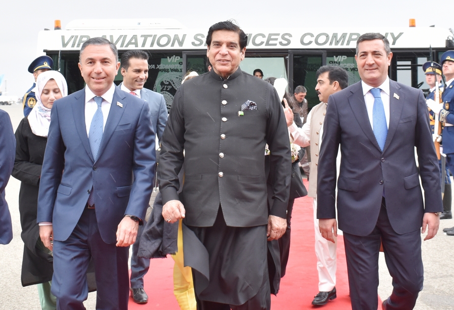 Pakistan Milli Assambleyasının sədri Raca Pərviz Əşrəf Azərbaycana səfərə gəlib