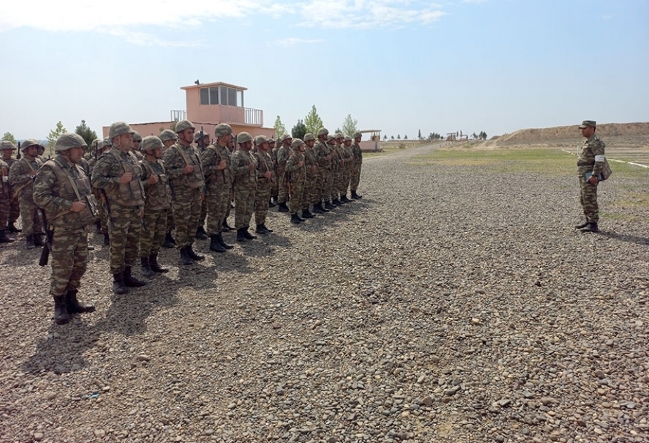 Azerbaijan’s Defense Ministry: Practical exercises on fire training were carried out