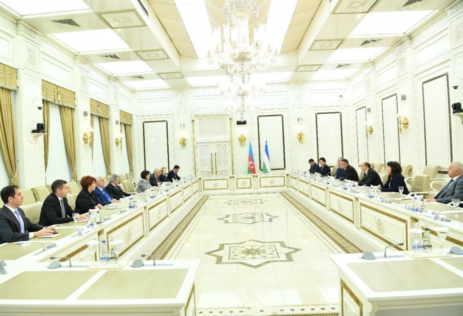 Председатель Милли Меджлиса Сахиба Гафарова встретилась с председателем Законодательной палаты Олий Мажлиса Республики Узбекистан
