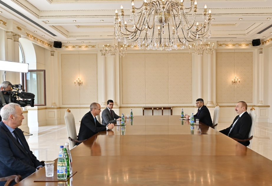 El Presidente de Azerbaiyán recibió al Ministro de agricultura y desarrollo rural de Israel