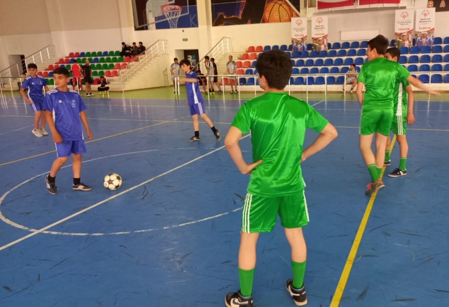 Xüsusi olimpiyaçılar futbol üzrə seçmə yarışlarda iştirak ediblər
