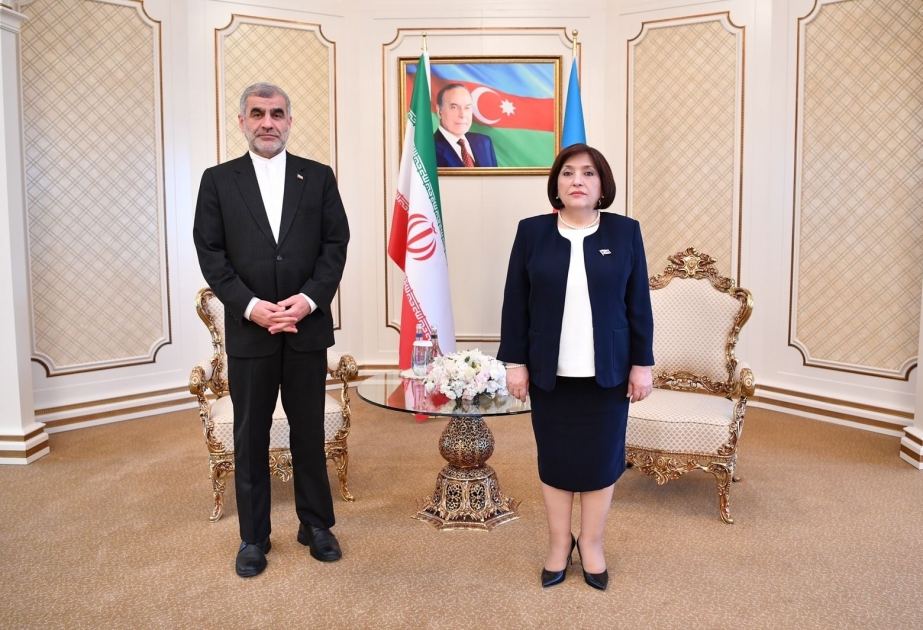 Председатель Милли Меджлиса Сахиба Гафарова встретилась с заместителем председателя Парламента Ирана