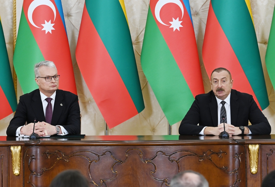 Prezident İlham Əliyev: Litva ilə Azərbaycan uzun illərdir strateji tərəfdaşdırlar