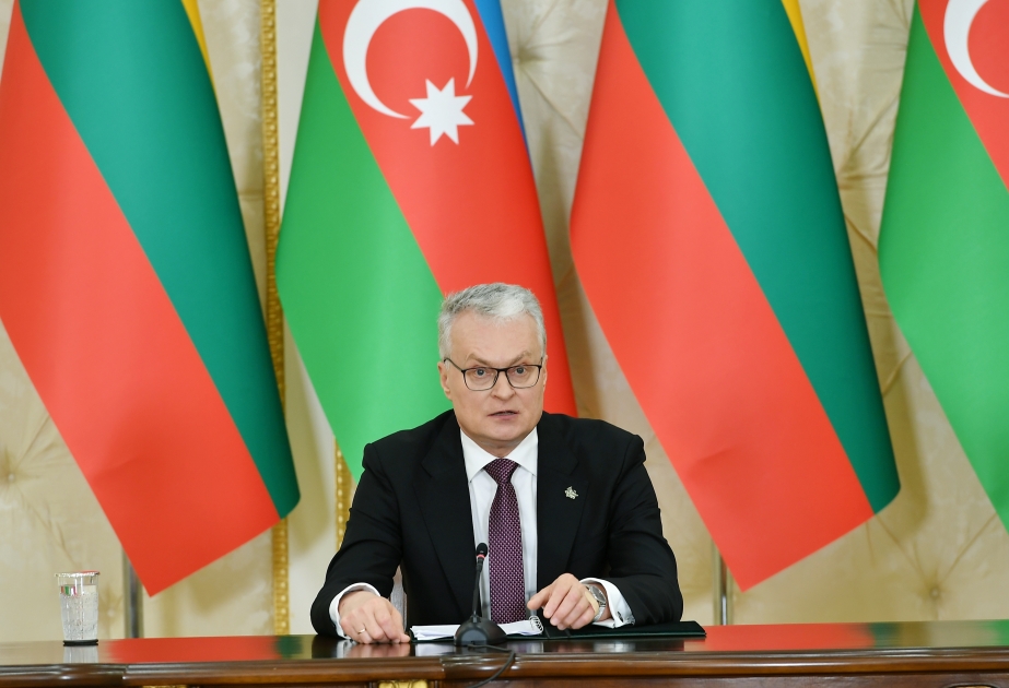 Prezident Gitanas Nauseda: Azərbaycan Qafqaz regionunda Litvanın çox önəmli tərəfdaşıdır