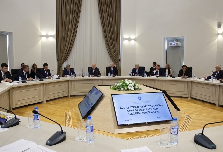 Energetika Nazirliyində kollegiya iclası keçirilib