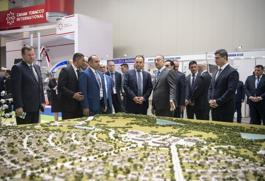 Belarussischer Premierminister Roman Golowtschenko besucht Caspian Agro 2022