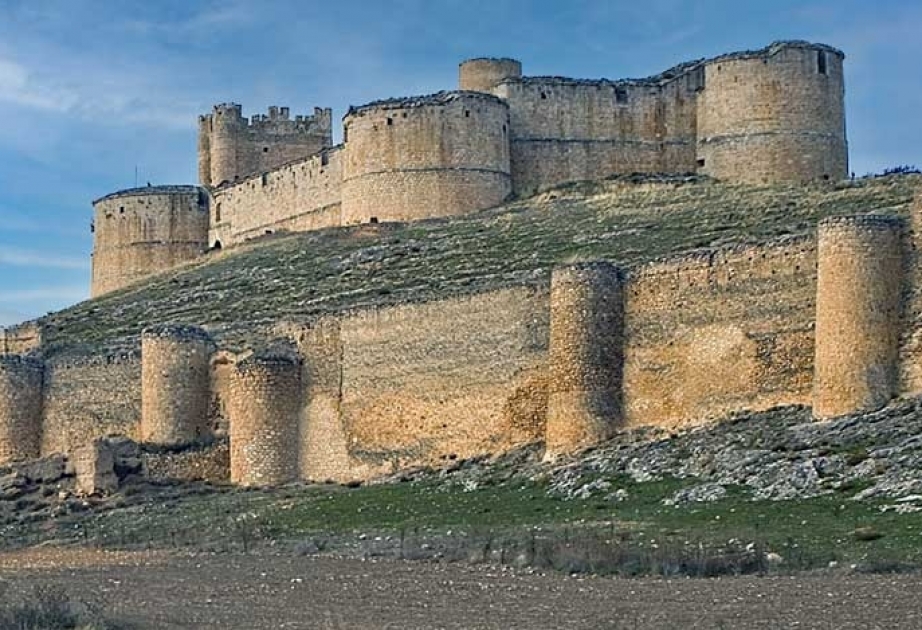 Berlanga de Duero Castle in province of Soria, Spain