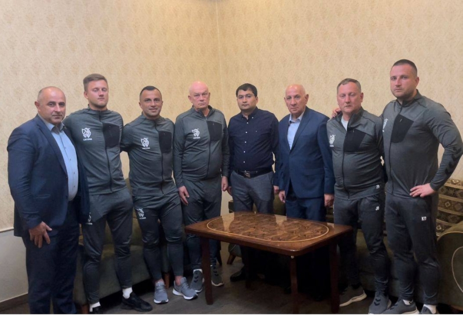 Azərbaycan Futvole Federasiyasının prezidenti ilə Litva millisinin rəhbər heyəti arasında görüş keçirilib
