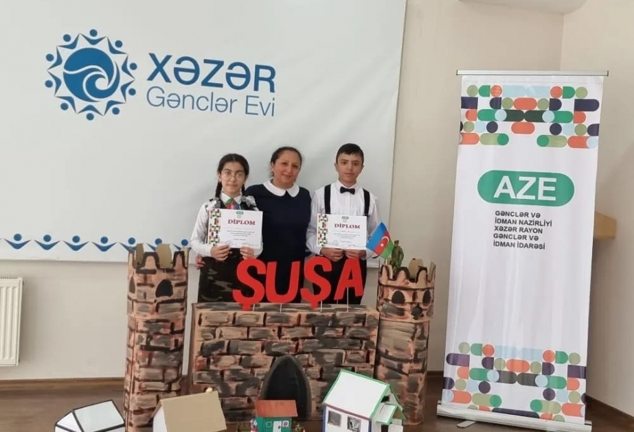 “Şuşada evimiz” adlı rəsm və əl işlərindən ibarət sərgi təşkil olunub