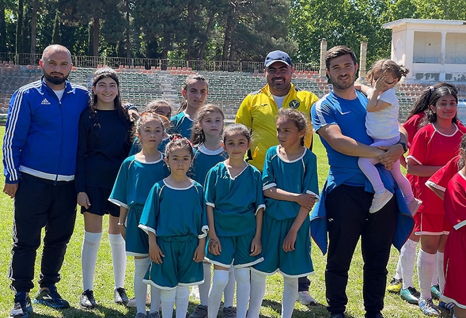Zaqatala və Mingəçevirdə 12 yaşlı qız futbolçular arasında “Bahar turniri” keçirilib