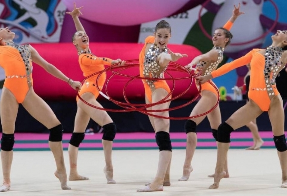 Azerbaijan`s rhythmic gymnasts take two bronzes at FIG World Challenge Cup 2022