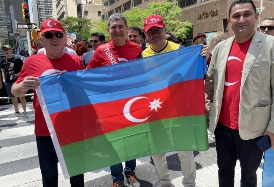 Nyu-Yorkda Azərbaycan icmasının üzvlərinin iştirakı ilə ənənəvi Türk paradı keçirilib
