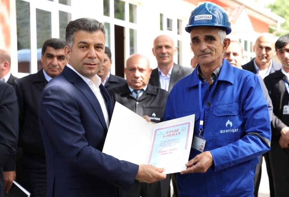 “Azəriqaz”ın bir qrup əməkdaşı mükafatlandırılıb