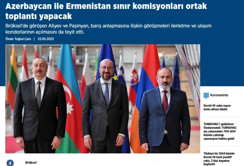 Prezident İlham Əliyevin Brüssel səfəri Türkiyə mediası tərəfindən geniş işıqlandırılıb