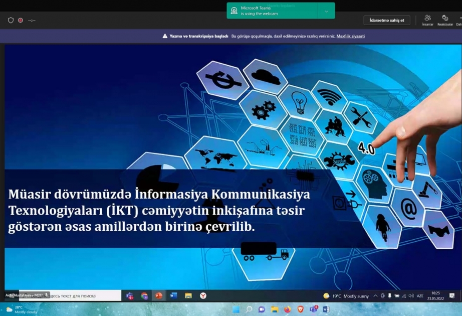 MDU-da Ümumdünya Telekommunikasiya və İnformasiya Cəmiyyəti Gününə həsr edilən seminar keçirilib