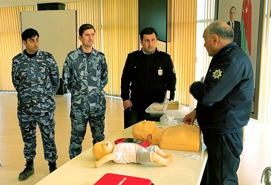 Gömrük-sərhəd buraxılış məntəqələrində xüsusi təhlükəli infeksiyalarla mübarizəyə dair təlimlər keçirilib
