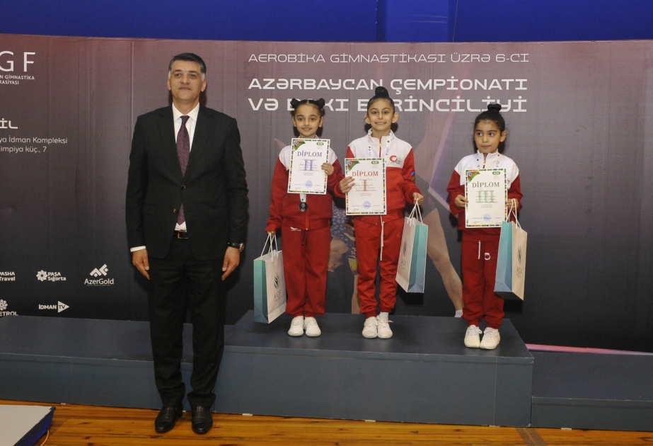 Aerobika gimnastikası üzrə 6-cı Bakı birinciliyində balacalar yaş qrupunda qaliblər müəyyənləşib