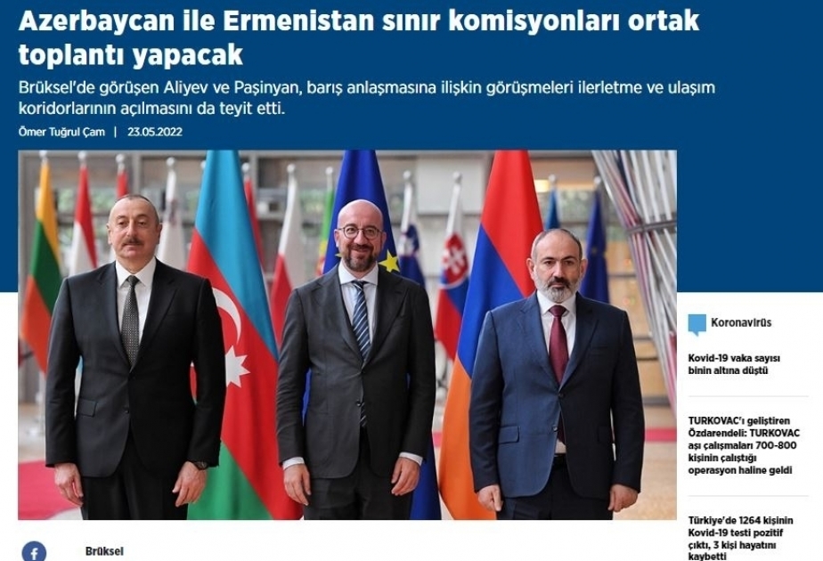 Turkish media highlights Azerbaijani President Ilham Aliyev’s working visit to Brussels