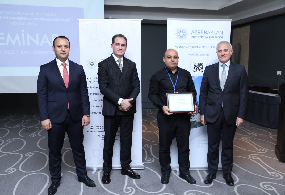 Dövlət satınalmalarının təşkili mövzusunda seminar keçirilib
