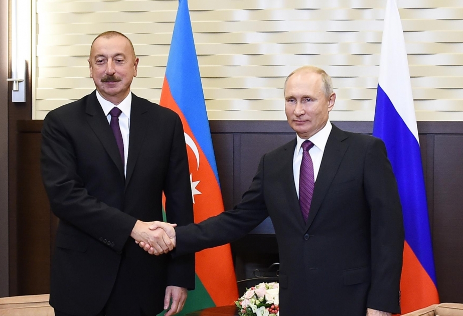 Russian President congratulates President Ilham Aliyev on Independence Day