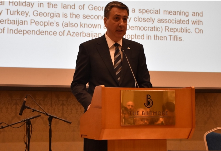 Azərbaycanın Müstəqillik Günü Tbilisidə qeyd olunub